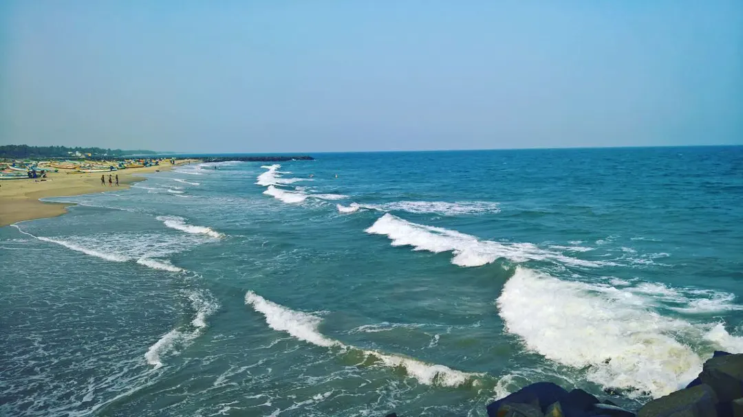 Picture the Bay of Bengal as an expanse of tropical water: still and blue in the calm of