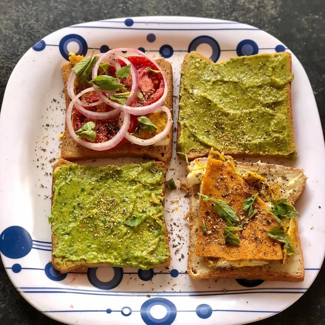 Thank you for this delicious guacamole sandwiches